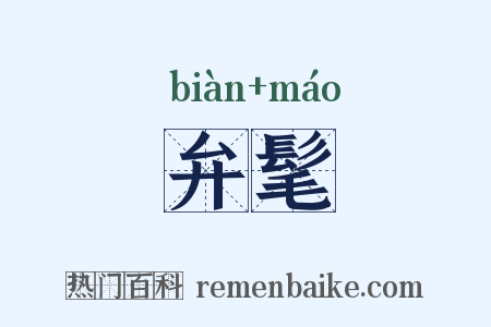 弁髦是什么意思的图片